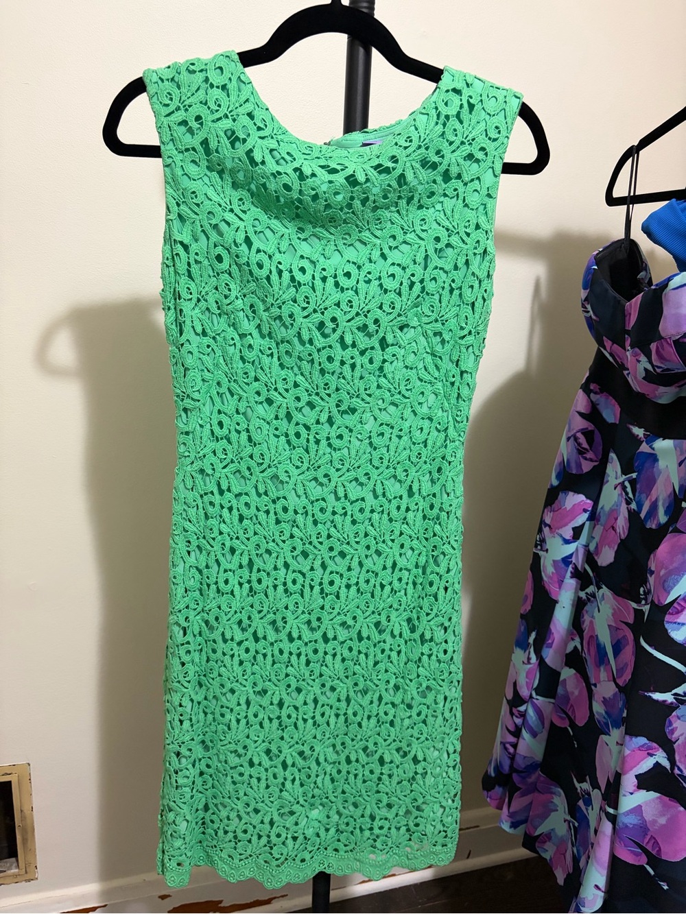 Lauren Ralph Lauren Mint Green Lace Sheath Dress